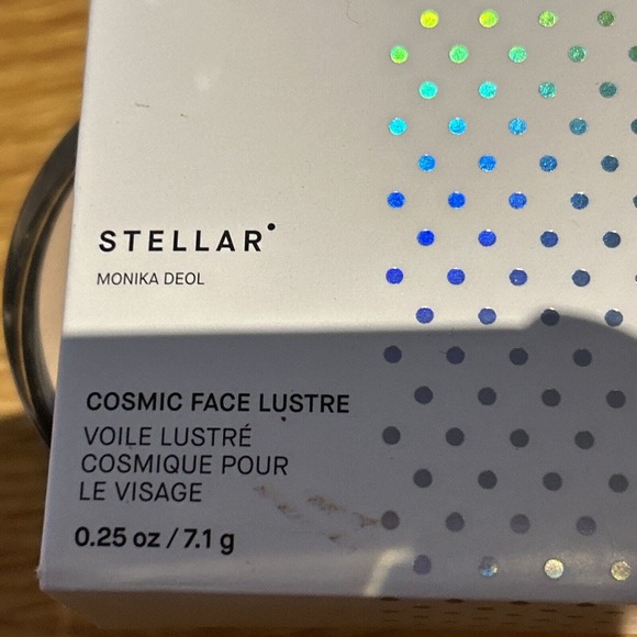 STELLAR Cosmic Face Powder Lustre loose puff applicator Aurora color New in box1 - Picture 5 of 5